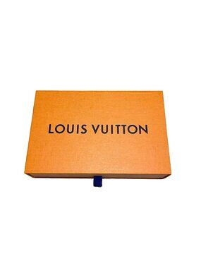Louis Vuitton Slide Out Drawer Small Box 8x5.5x1.5” Wallet Scarf Storage Gift
